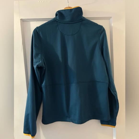 ORVIS Horseshoe Hills Fleece 1/4-Zip Pullover women’s Size S Blue Lagoon - Picture 3 of 8